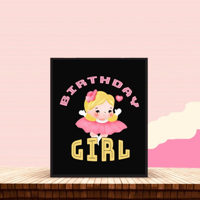 Foto Menina linda de aniversário (Criador carregado)