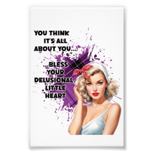 Foto Menina Loura-de-Pin-up Humor da Mulher Doméstica