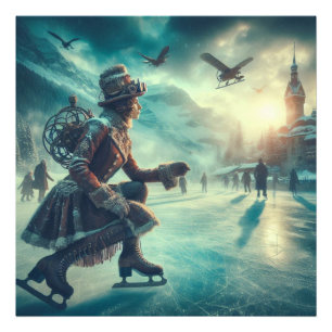 Foto Mensageiro de Inverno Fantasia Steampunk Vitoriana