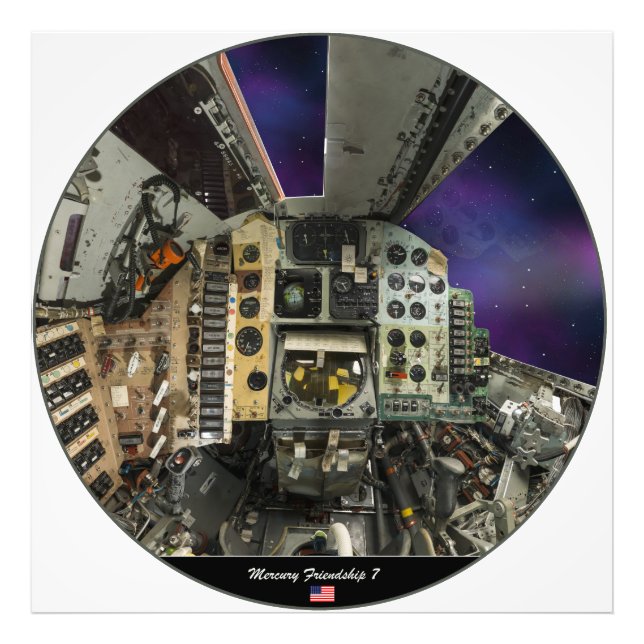 Foto Mercury 7, Cockpit view (Frente)