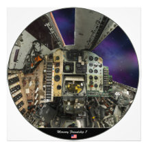 Mercury 7, vista da cabine