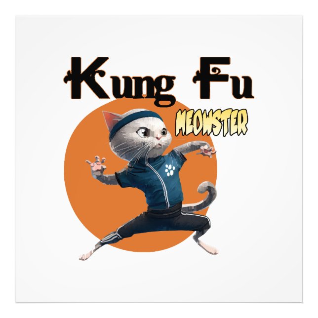 Foto Mestre Meow do Kung Fu (Frente)
