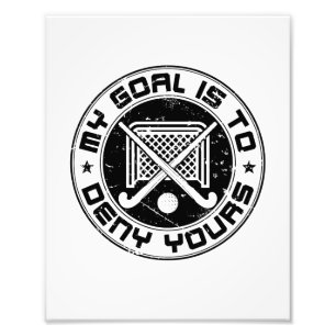 Foto Meu objetivo é negar seu goleiro de hóquei em camp