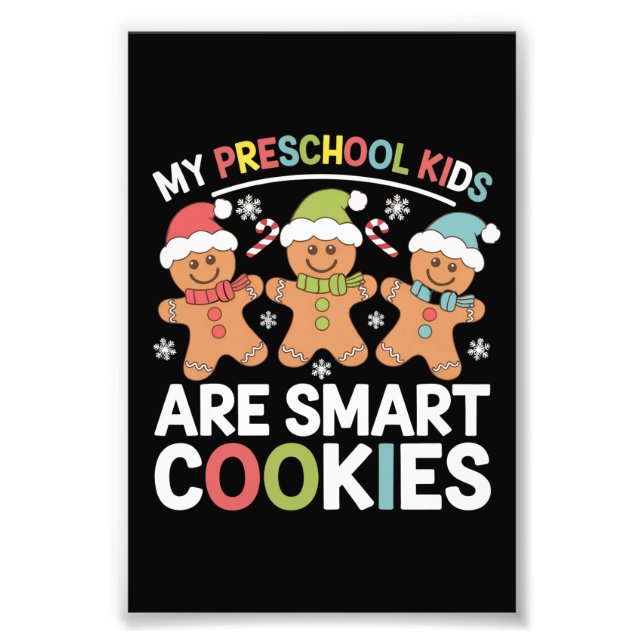 Foto Meus filhos da pré-escola são biscoitos inteligent (Frente)