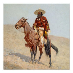Foto "Mexicano Vaquero Horseman", por Frederick Remingt