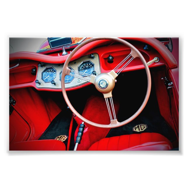 Foto MG TA Classic Sports Car Interior (Frente)