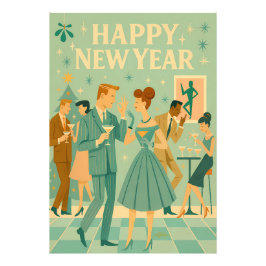 Foto Mid Century Happy New Year The Martini Dance