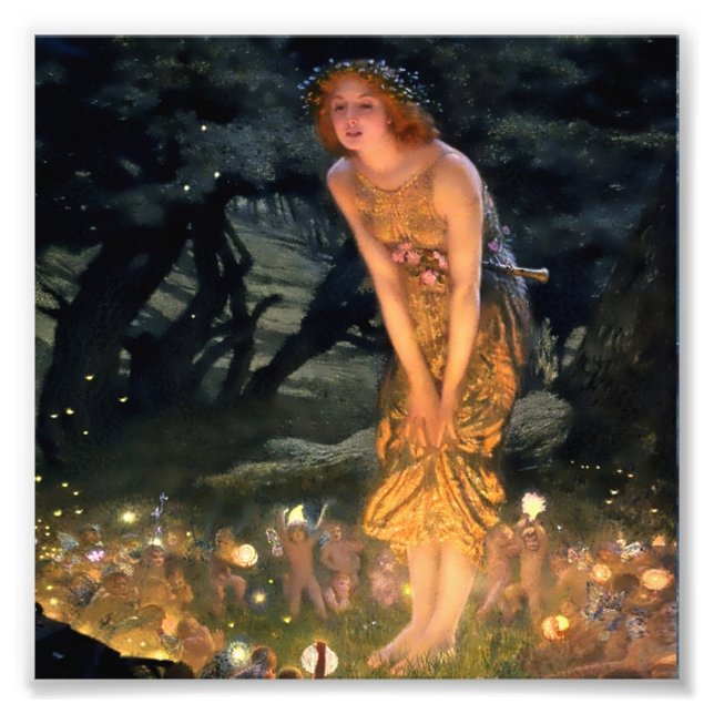 Foto “Midsummer Eve” by Edward Robert Hughes (Frente)
