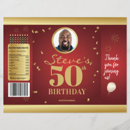 Foto: Milestone Birthday Chip Bag Wrappers