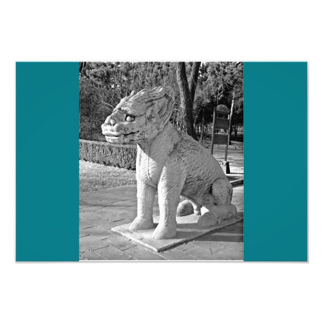 Foto Ming Tombs Dragon B&W (Frente)