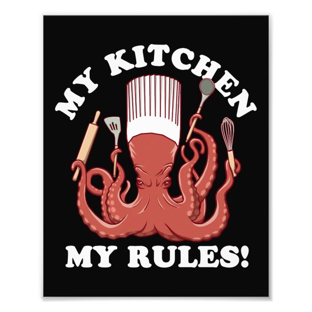 Foto Minha Cozinha Minhas Regras | Octopus Chef (Frente)