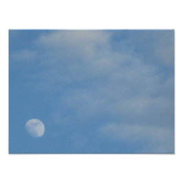 Foto Minha lua diurna - Kodak Pro Photo Impressão Satin