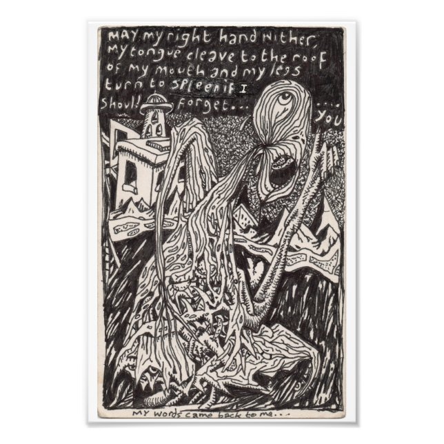 Foto Minhas palavras voltaram para mim... (Frente)