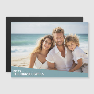 Foto Mínima Moderna com Bloco de Cor Diagonal