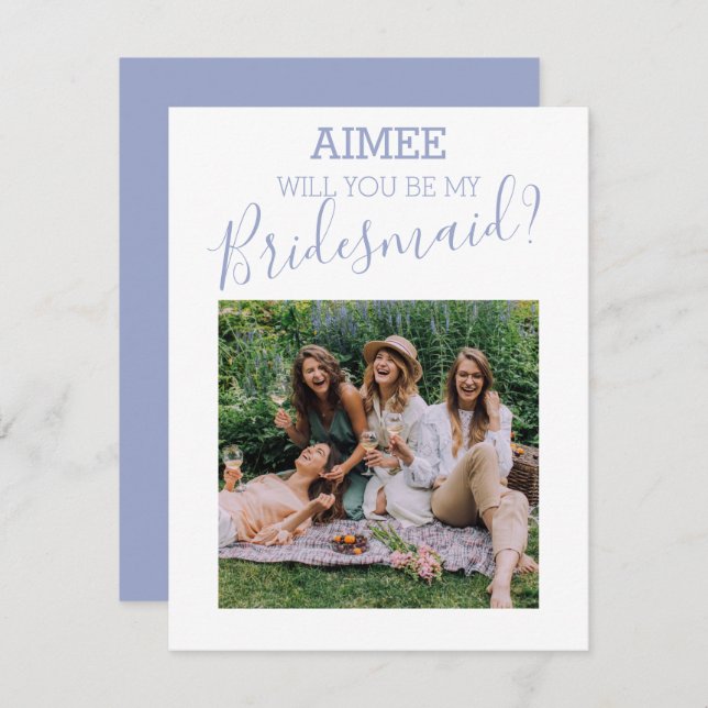 Foto mínima moderna | Você Será Minha Porta-Voz (Frente/Verso)