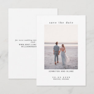 Foto Minimalista de Casamento Salve a Data