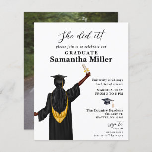 Foto Minimalista Do Orçamento Que Ela Fez Graduaçã