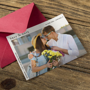 Foto minimalista moderna - Salve o cartão de data