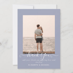 FOTO minimalista, OBRIGADO, Dusty Blue