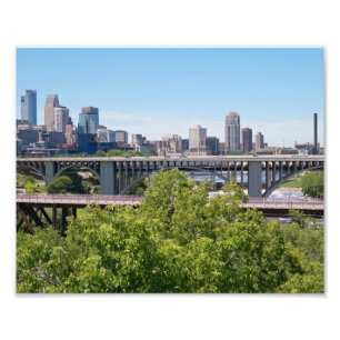 Foto Minneapolis Skyline e Pontes
