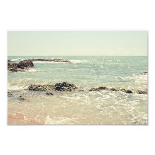 Foto Mint Green Ocean Pastel Beach Photoshop