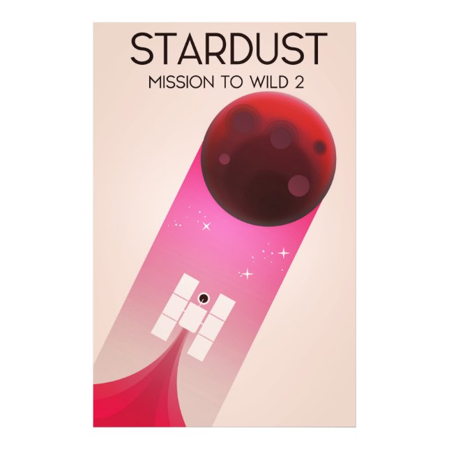 Foto Missão Stardust ao Cometa Wild 2 (Frente)