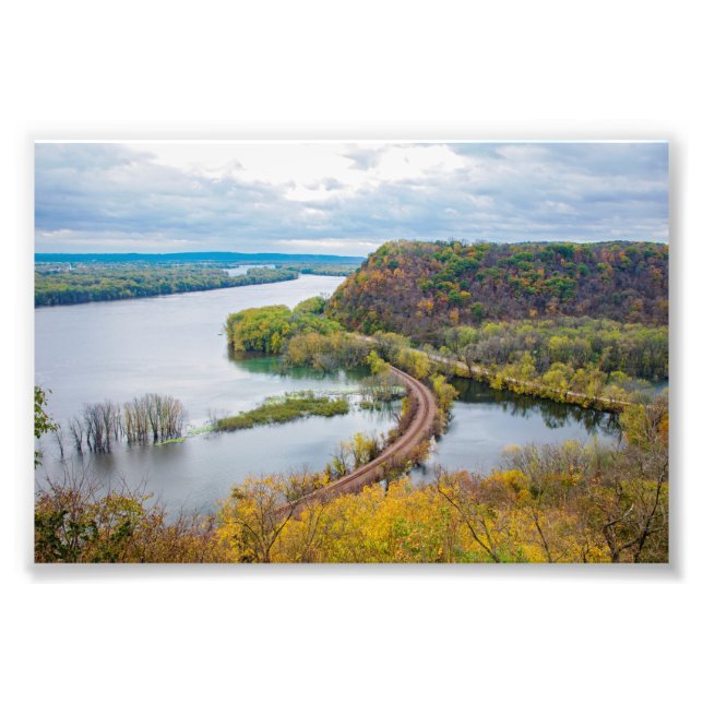 Foto Mississippi River e Wooded Bluff (Frente)