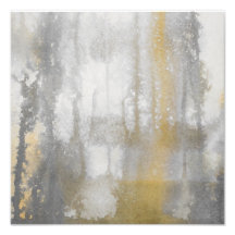 Misty Wilds Watercolor Abstrato Impressão