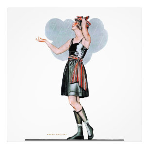 Foto Moda Beleza na Chuva por C Coles Phillips