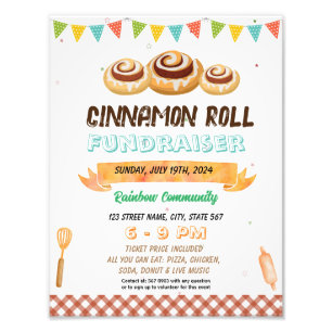 Foto Modelo da escola Cinnamon Roll Fundraiser