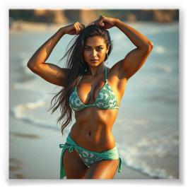 Foto Modelo de Malhação do sul da Ásia em Swimwear, na