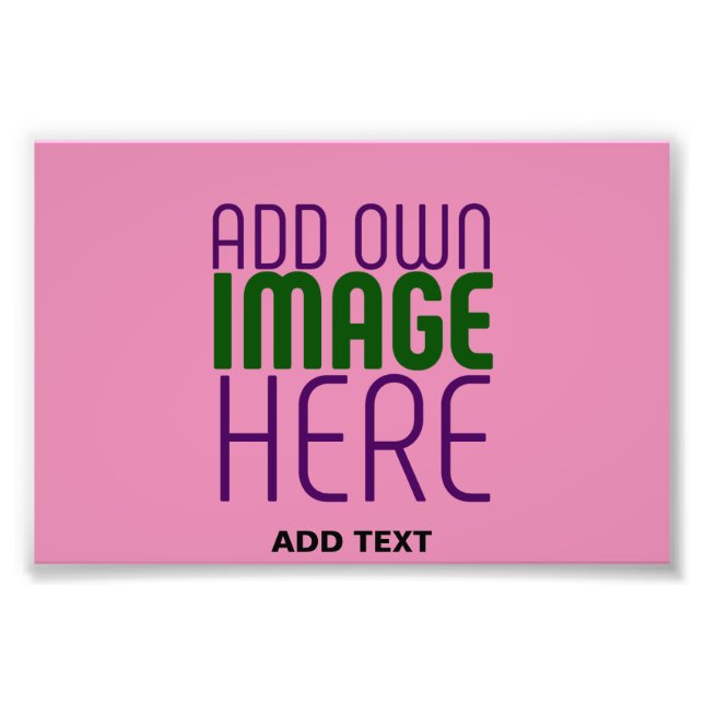 FOTO MODELO DE TEXTO DE IMAGEM ROSA QUENTE FOFO EDITÁVE (Frente)