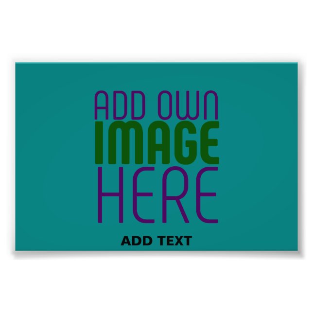 FOTO MODELO DE TEXTO DE IMAGEM VERDE TEAL EDITÁVEL MODE (Frente)