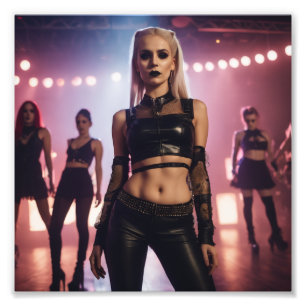 Foto Modelos góticos no Palco