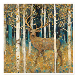 Foto Modern Colorado Aspens Mountain Deer