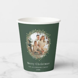 Foto moderna, coroa verde de Natal