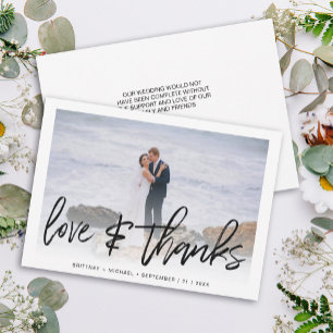 Foto Moderna de Amor e Agradecimento com Letra à M