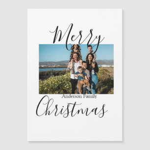 Foto moderna e elegante de Natal em família rústic