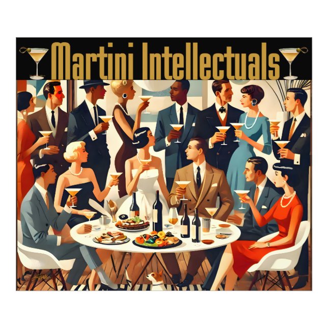 Foto Moderno de Meados do Século Os Intelectuais do Mar (Frente)