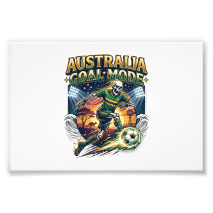 Foto Modo de Gol da Austrália Esqueleto de Striker Nati