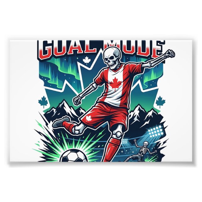 Foto Modo de Gol do Canadá Esqueleto de Ataque Nações D (Frente)