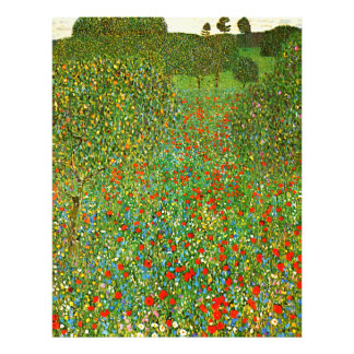 Foto Mohnfeld (1907), de Gustav Klimt.