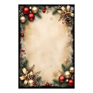 Foto Moldura de Natal Vintage