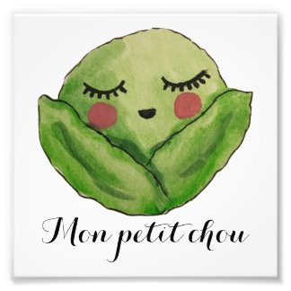 Foto Mon Petit Chou Cabbage Impressão