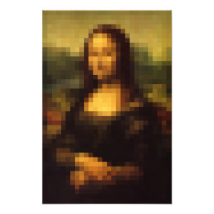 Foto Mona Lisa 2 ixelada