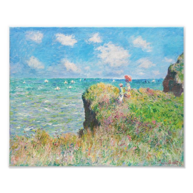 Foto Monet Cliff Walk em Pourville (Frente)