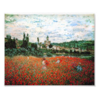 Monet Field of Red Poppies