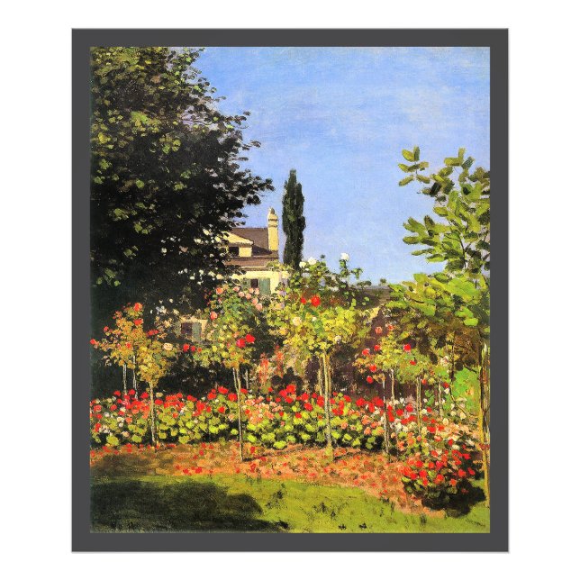 Foto Monet - Jardim em Flor (Frente)