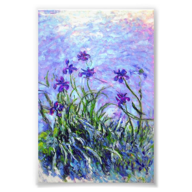 Foto Monet Lilac Irises (Frente)