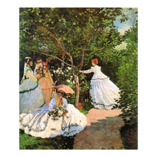 Foto Monet - Mulheres no Jardim